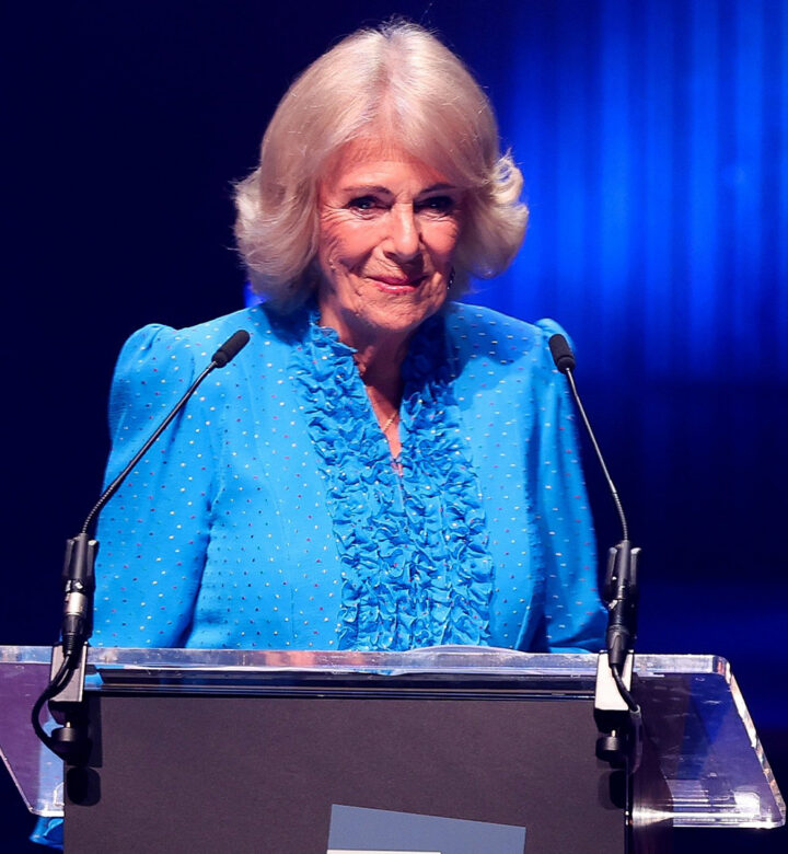 queen camilla surprise appearance letters live
