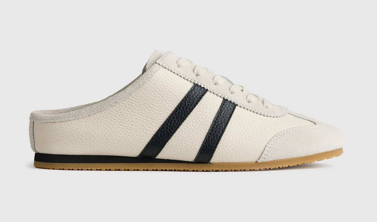 The Quince Italian Leather Sneaker Mules.