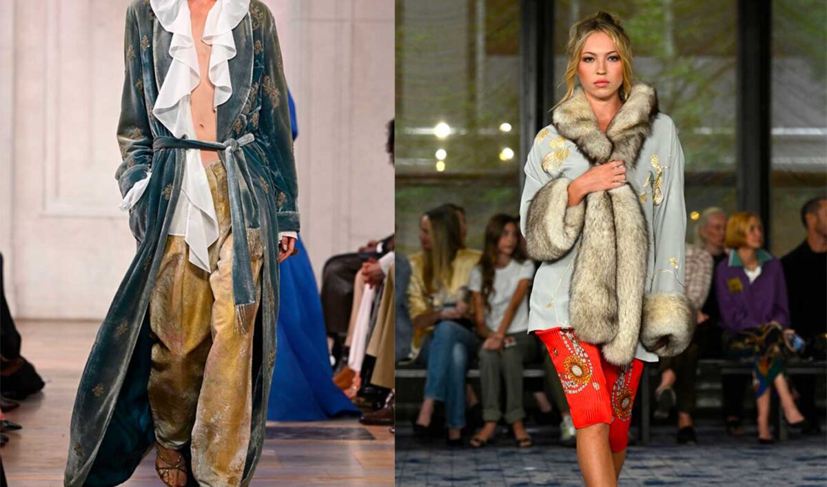 1920s fashion trend in 2026: Ralph Lauren, Conner Ives Spring/Summer 27 statement jackets