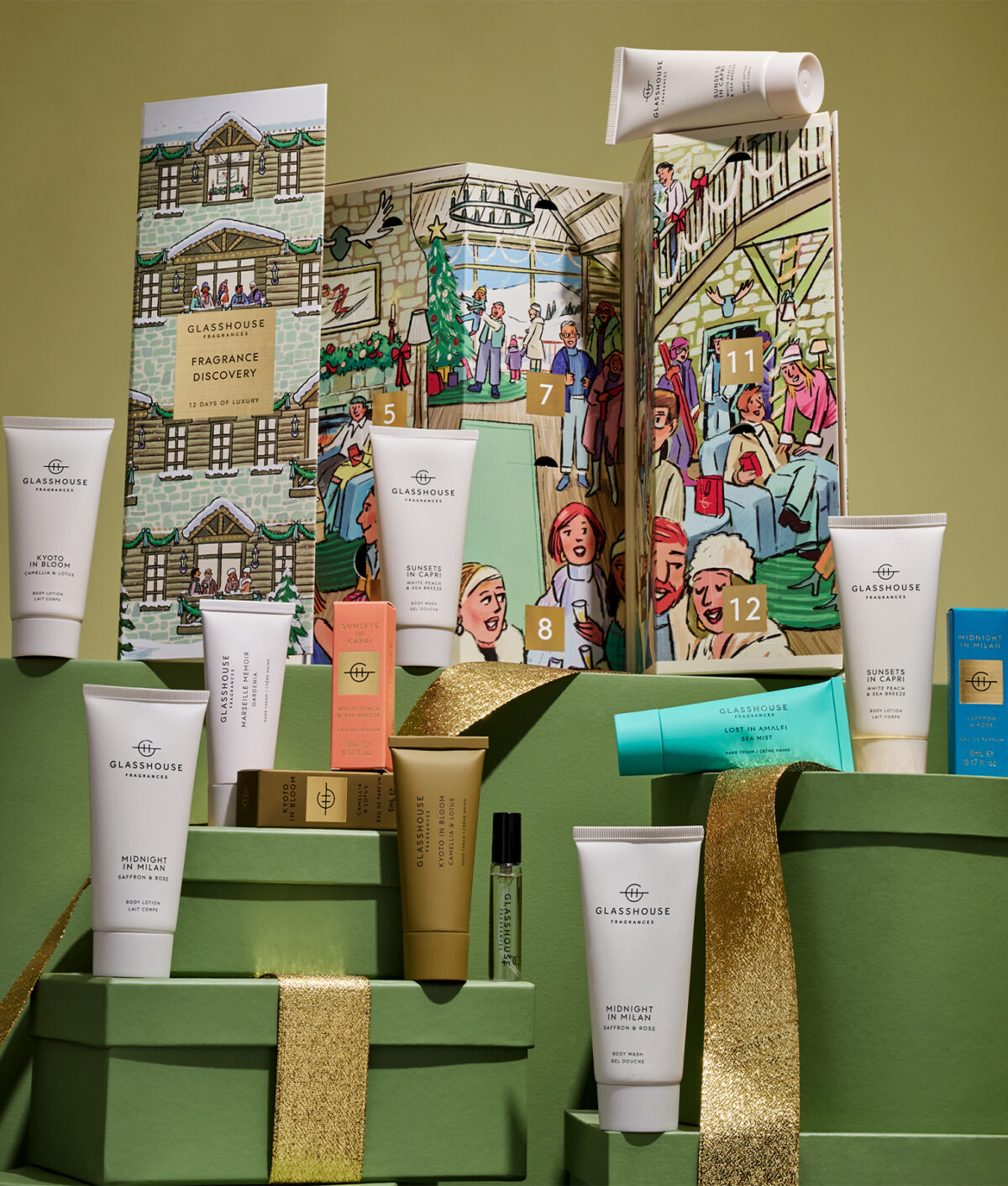 best advent calendars: Glasshouse Fragrances 12 Days Of Luxury Fragrance Calendar