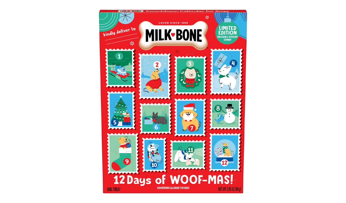 best advent calendars: Milk-Bone 12 Days of Woofmas Countdown Calendar