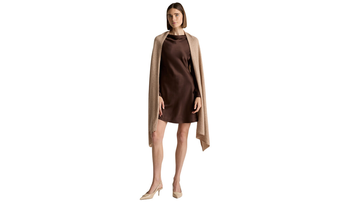 The Quince Mongolian Cashmere Wrap.