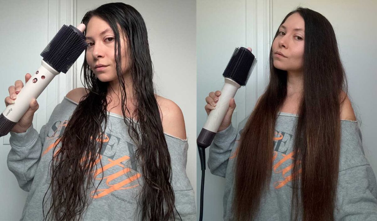Dyson Airsmooth Review: Before and After Hair