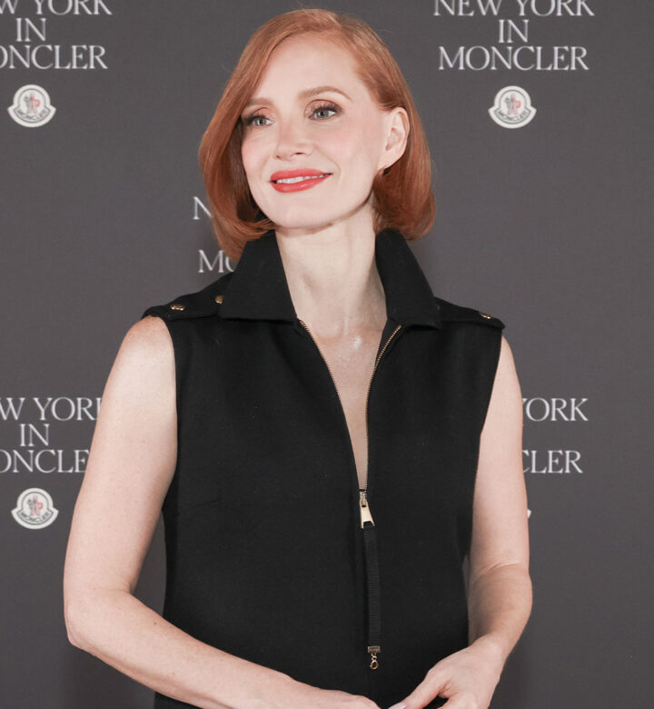 jessica chastain blonde bob