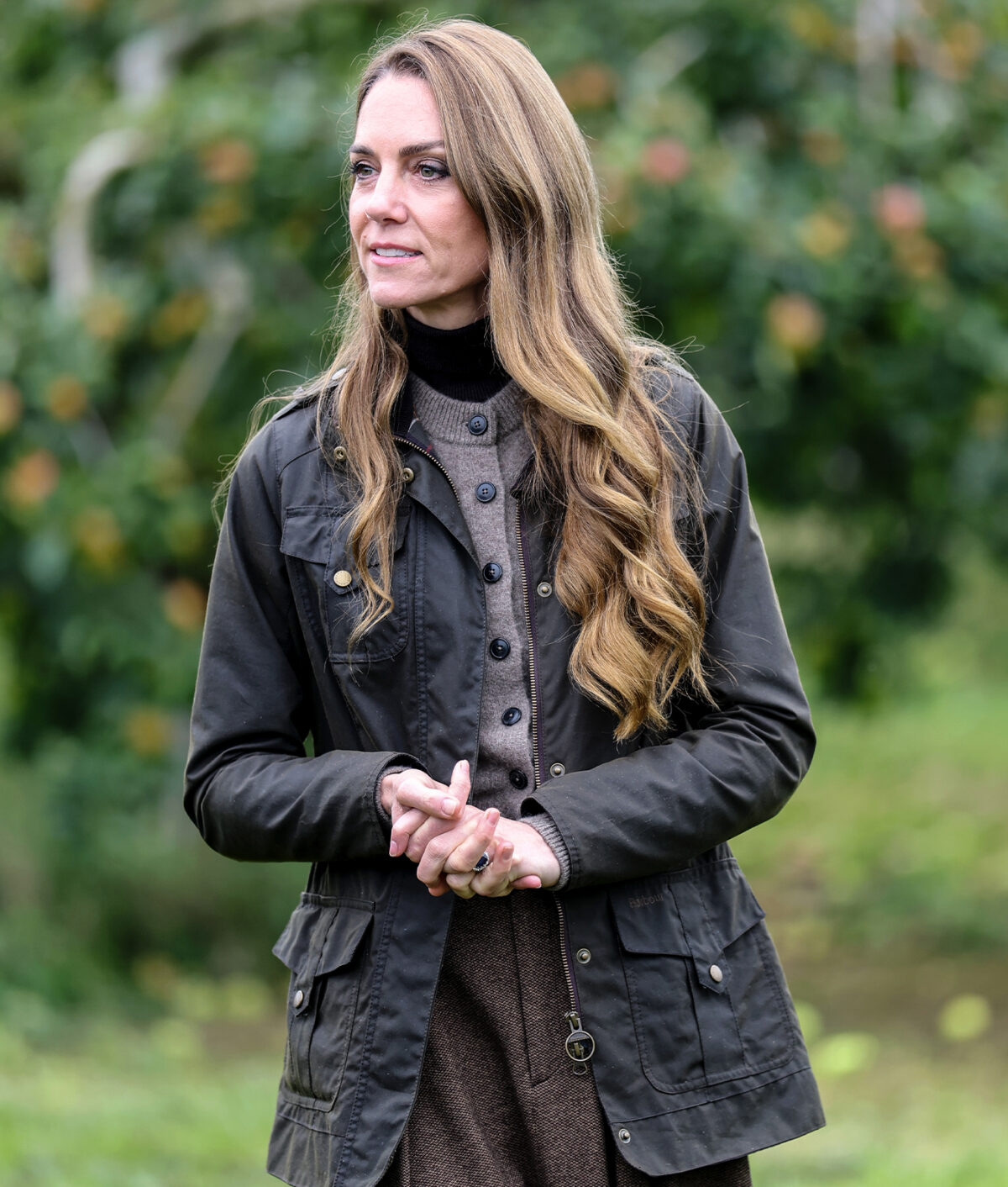 kate middleton barbour wax defence jacket
