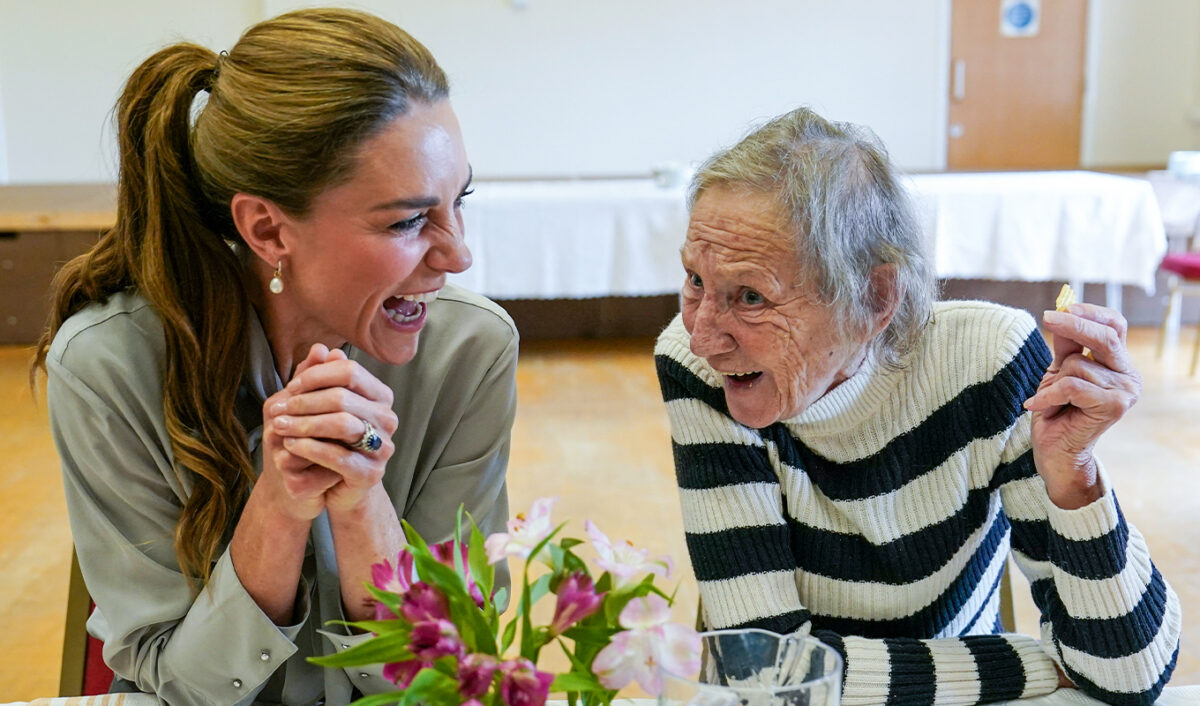 kate middleton laughs pulborough