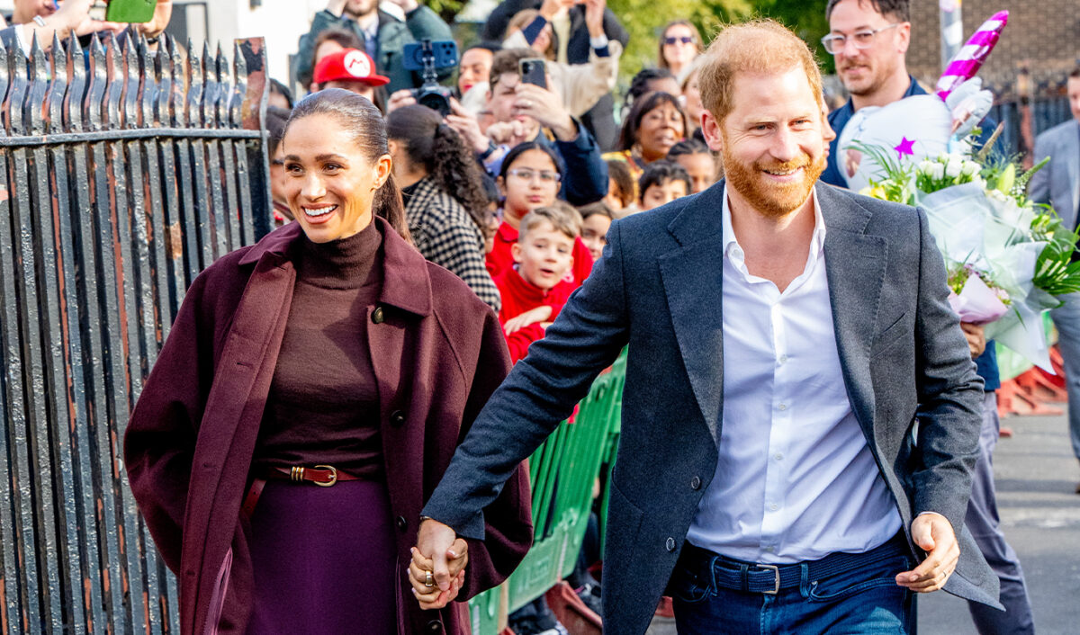 meghan markle first UK outing burgundy outfit