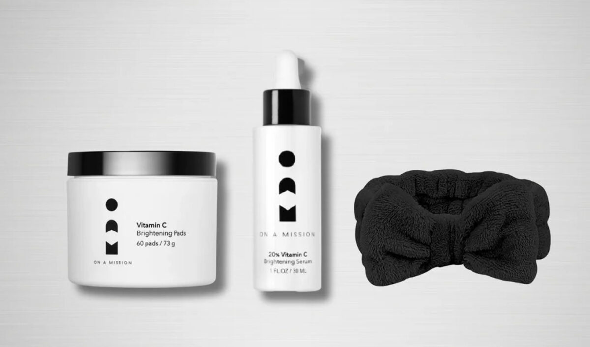 purewow picks ciara: oam skin brightening pads and serum bundle