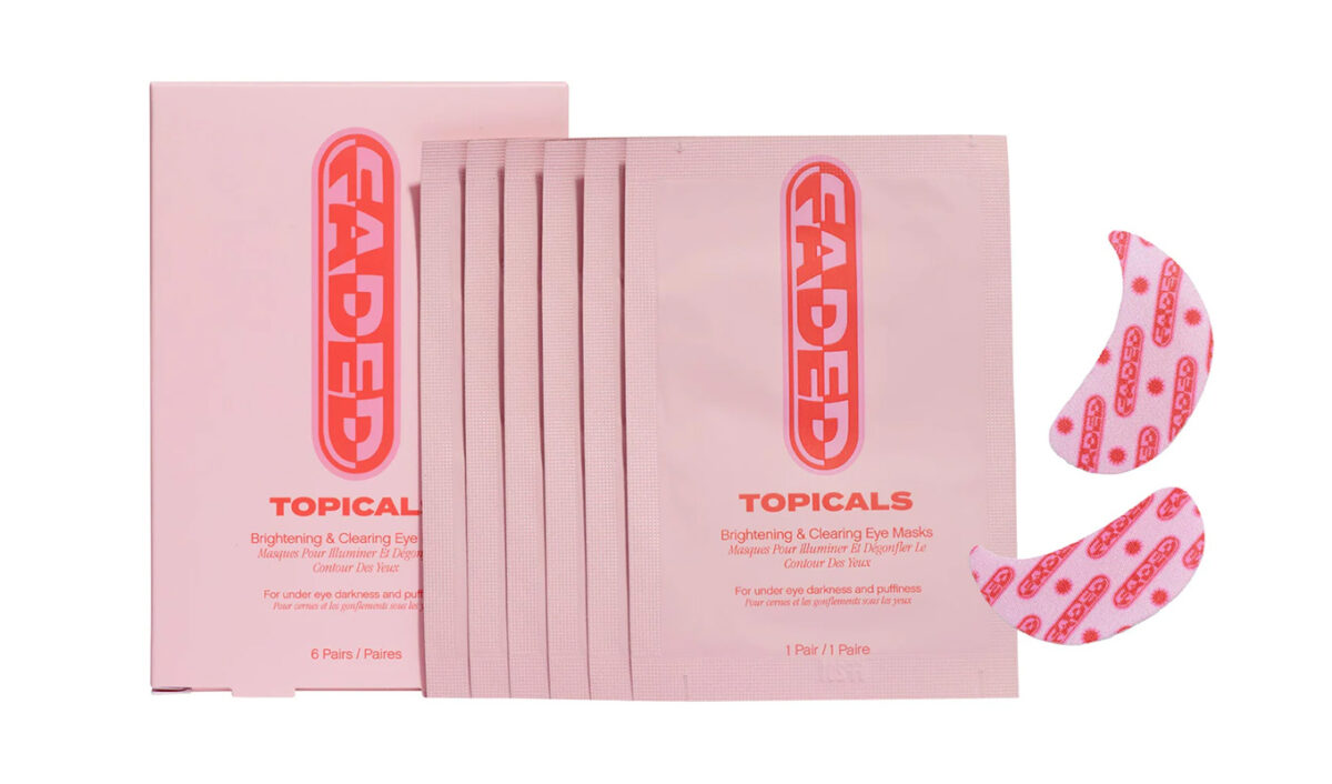 The Topicals Faded Under-Eye Brightening & Clearing Eye Masks.