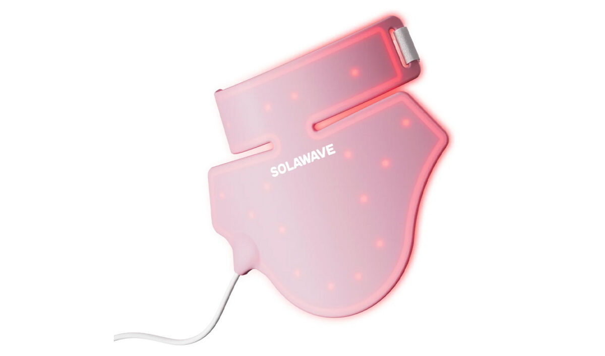 The Solawave Neck & Chest Pro Mask.