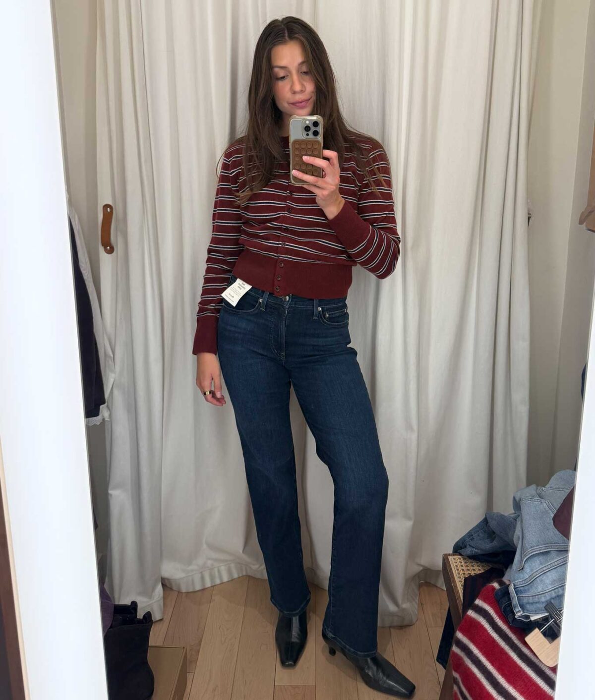 Guide to Madewell Jeans: Original photo of Steph Meraz in Straight Jeans